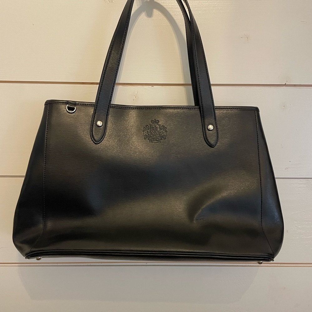 Lauren Ralph Lauren Black Tote Bag